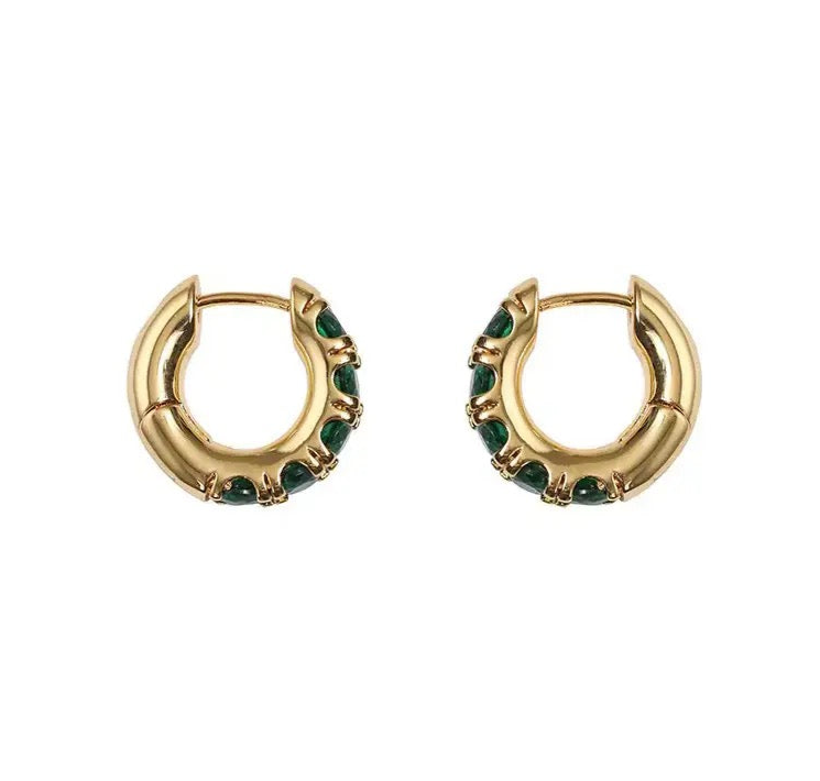 KENDALL HOOPS | EMERALD