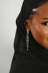 REEMA DROP EARRINGS | SILVER