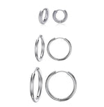 Load image into Gallery viewer, AMRA HOOPS | SILVER
