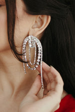 Load image into Gallery viewer, GIANNA CRYSTAL DROP EARRINGS
