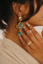 Load image into Gallery viewer, ESMERALDA DROP EARRINGS
