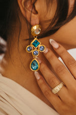 Load image into Gallery viewer, ESMERALDA DROP EARRINGS
