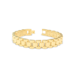 LEILA LINK CHAIN BRACELET | GOLD