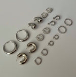 Load image into Gallery viewer, SARAH CRYSTAL HOOPS
