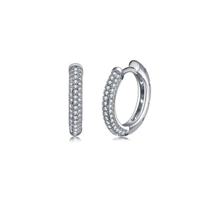 ARIA PAVÉ HOOPS