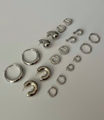 Load image into Gallery viewer, ARIA PAVÉ HOOPS
