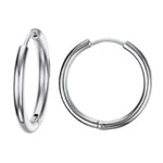 Load image into Gallery viewer, AMRA HOOPS | SILVER
