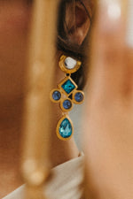 Load image into Gallery viewer, ESMERALDA DROP EARRINGS
