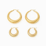 Load image into Gallery viewer, FARAH VINTAGE GOLD HOOPS
