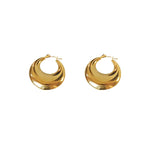 Load image into Gallery viewer, SAREENA CHUNKY GOLD HOOPS
