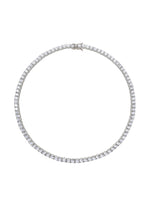 Load image into Gallery viewer, MYLA 4MM TENNIS NECKLACE | SILVER
